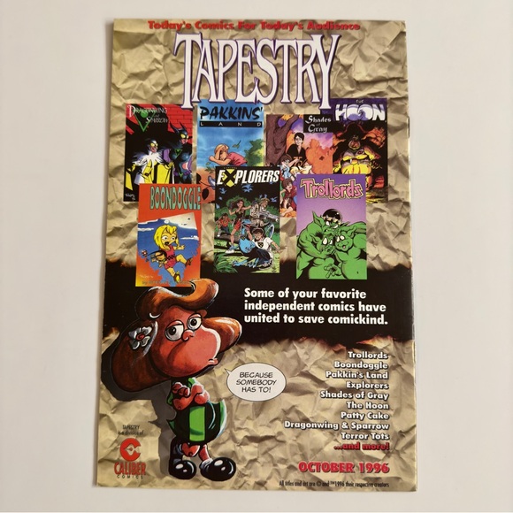 Calibrations #3 - Caliber Comics - 1996 Indie Comic Book - Picture 2 of 2